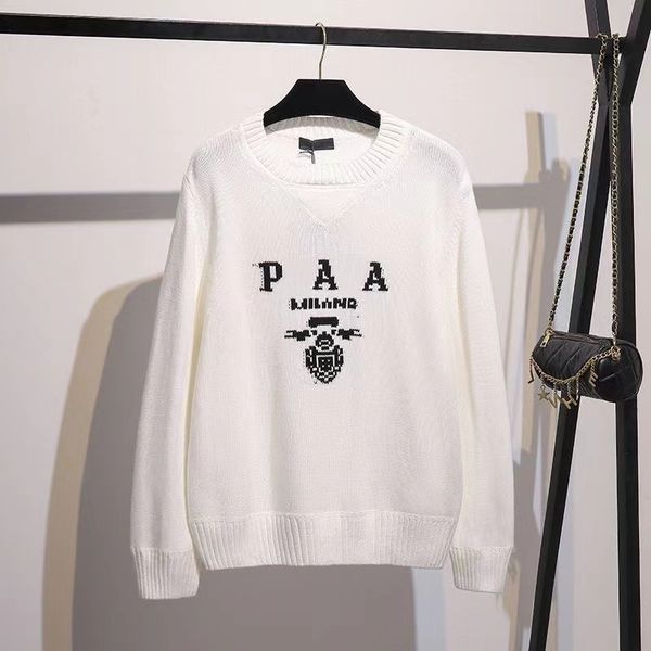 s-xl womens sweaters designer sweaters women sweater autumn and winter fashion round neck knitwear letter embroidery women's clothing, White;black
s-xl womens sweaters designer sweaters women sweater autumn and winter fashion round neck knitwear letter embroidery women's clothing, White;black