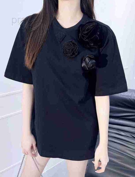 women's t-shirt designer 23ss summer 3d flower round neck short sleeve t-shirt royal sister style blast street fashionable and r9ki, White
women's t-shirt designer 23ss summer 3d flower round neck short sleeve t-shirt royal sister style blast street fashionable and r9ki, White