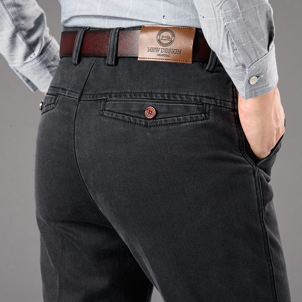 men's pants icpans autumn winter denim casual men black straight high waist stretch mens trousers 230718
men's pants icpans autumn winter denim casual men black straight high waist stretch mens trousers 230718
