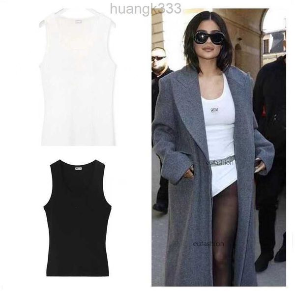 womens tank t-shirt anagram regular cropped cotton jersey camis female femme knits tees designer embroidery knitted vest sport breathable y, White
womens tank t-shirt anagram regular cropped cotton jersey camis female femme knits tees designer embroidery knitted vest sport breathable y, White