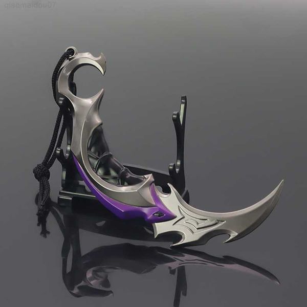 key rings vrant melee weapon reaver karambit knife 15cm metal material game peripheral samurai sword model keychain gifts toys for boys l230, Slivery;golden
key rings vrant melee weapon reaver karambit knife 15cm metal material game peripheral samurai sword model keychain gifts toys for boys l230, Slivery;golden
