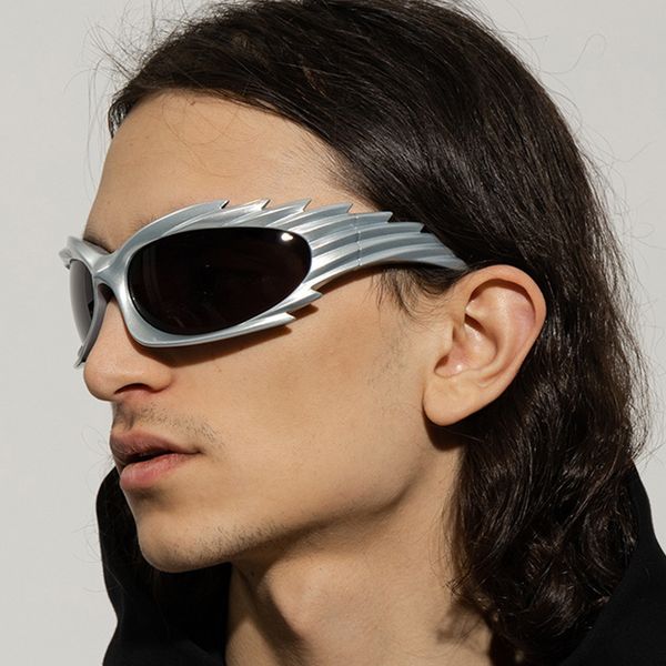 2023 oversized y2k cyberpunk exaggerate sunglasses women men personality silver black shades driver outdoor big hiphop eyewear sg680, White;black
2023 oversized y2k cyberpunk exaggerate sunglasses women men personality silver black shades driver outdoor big hiphop eyewear sg680, White;black