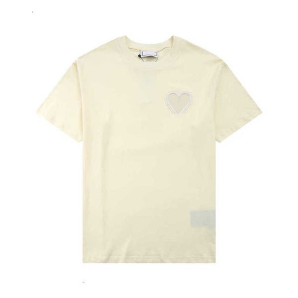 paris fashion mens designer t shirt amis embroidered red heart solid color big love round neck short sleeve t-shirt for men and women bhnb, White;black
paris fashion mens designer t shirt amis embroidered red heart solid color big love round neck short sleeve t-shirt for men and women bhnb, White;black