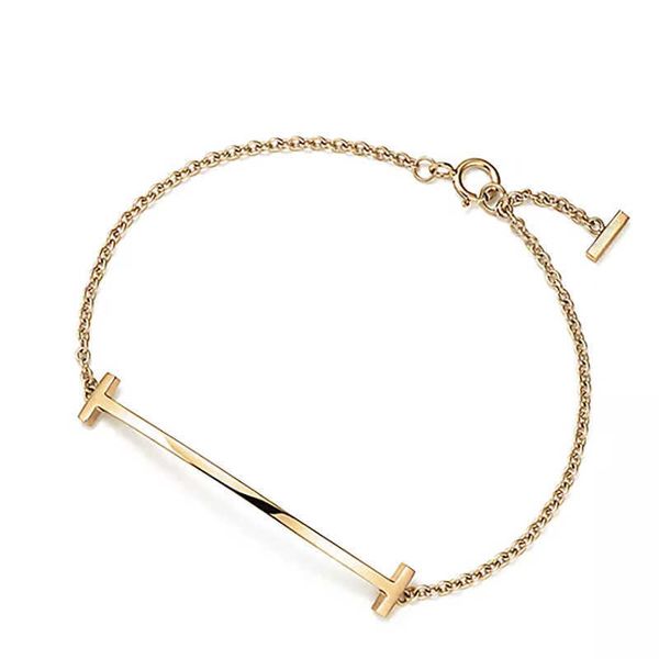 high version tiffay simple titanium steel bending brand smile bracelet female ins style g1o7, Black
high version tiffay simple titanium steel bending brand smile bracelet female ins style g1o7, Black