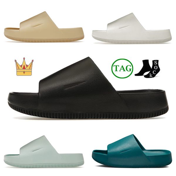 2023 arrival calm slides sandals designer women men slide slippers mules rubber slipper sliders shoes seasame geode teal sail white jade ice, Black
2023 arrival calm slides sandals designer women men slide slippers mules rubber slipper sliders shoes seasame geode teal sail white jade ice, Black