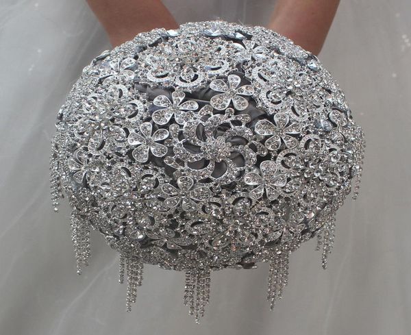 gray crystal wedding rhinestone brooch bride bridal bouquet satin flower 18cm new arrival wedding supplies1706699
gray crystal wedding rhinestone brooch bride bridal bouquet satin flower 18cm new arrival wedding supplies1706699