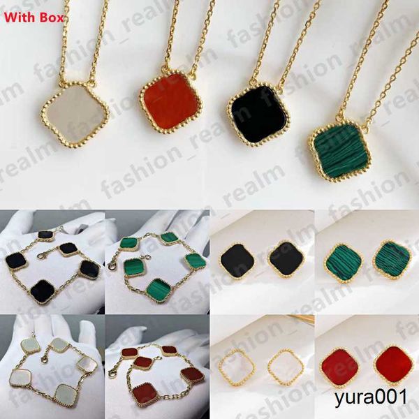 four leaf clover necklace designer jewelry set pendant necklaces bracelet stud earring gold silver mother of pearl green flower necklace lin
four leaf clover necklace designer jewelry set pendant necklaces bracelet stud earring gold silver mother of pearl green flower necklace lin