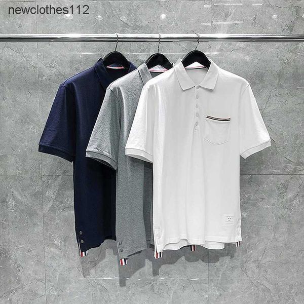 designer tb brand direct tb men's stripe short sleeve polo pocket loose couple polo t-shirt, White;black
designer tb brand direct tb men's stripe short sleeve polo pocket loose couple polo t-shirt, White;black