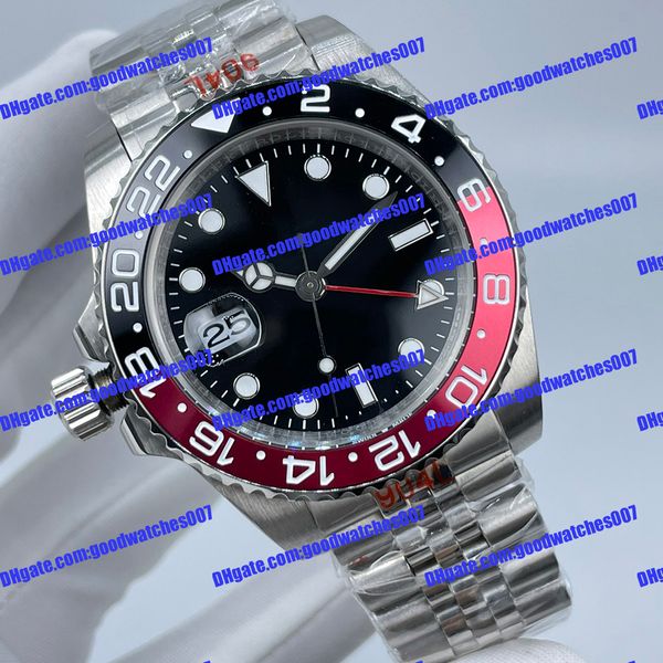 with box papers maker left-handed mens watch 40mm gmt 126720 126720vtnr red black ceramic bezel asia 2813 movement mechanical 116718 126719, Slivery;brown
with box papers maker left-handed mens watch 40mm gmt 126720 126720vtnr red black ceramic bezel asia 2813 movement mechanical 116718 126719, Slivery;brown