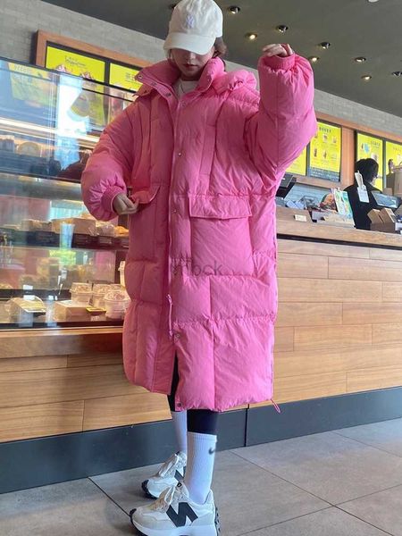 women's down parkas 2022 winter new korean loose thickened hooded white duck down large fashionable medium and long down jacket women h, Black
women's down parkas 2022 winter new korean loose thickened hooded white duck down large fashionable medium and long down jacket women h, Black