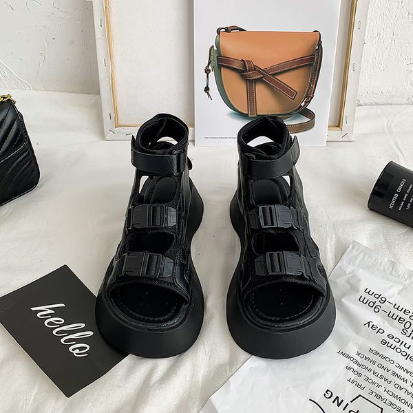 sandals apanzu double buckle sandal wedge fashion summer women shoes open toe platform beach boots black white 230718
sandals apanzu double buckle sandal wedge fashion summer women shoes open toe platform beach boots black white 230718