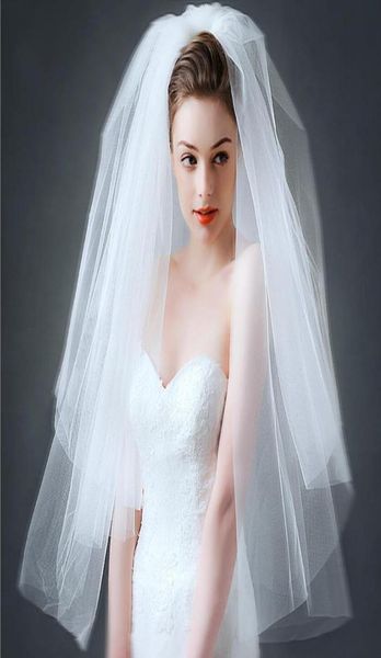 double layers hand length veils custom made romantic wedding veils simple ruched bridal hair accessories veil 5659239, Black
double layers hand length veils custom made romantic wedding veils simple ruched bridal hair accessories veil 5659239, Black