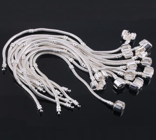 luxury 925 sterling silver diy chain bracelet fit charms beads sale authentic jewelry pulseira gift for men women 16-23cm wholesale3913463, Golden;silver
luxury 925 sterling silver diy chain bracelet fit charms beads sale authentic jewelry pulseira gift for men women 16-23cm wholesale3913463, Golden;silver