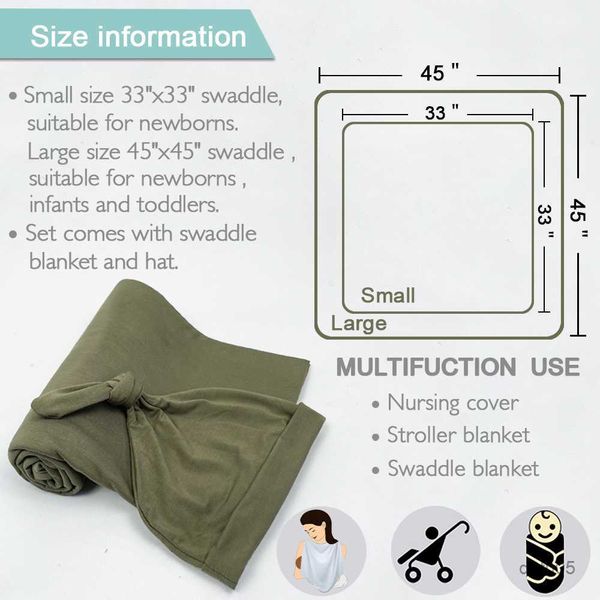 blankets swaddling newborn swaddle blanket and hat set boys girls jersey baby swaddle wrap pgraphy props 45" x 45" size infant sle
blankets swaddling newborn swaddle blanket and hat set boys girls jersey baby swaddle wrap pgraphy props 45" x 45" size infant sle