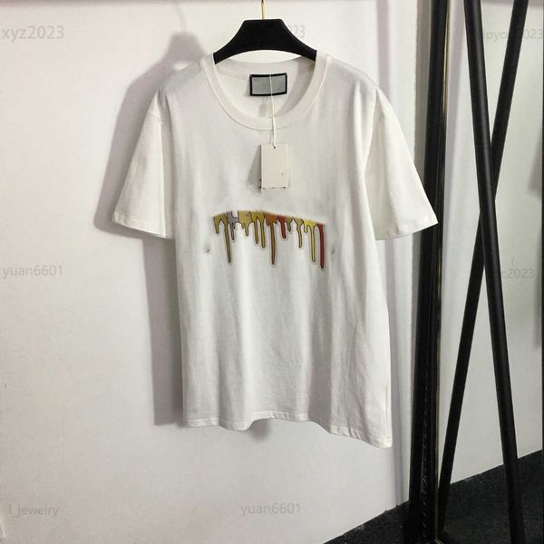 women designer t-shirt melting letter printing tees short sleeve size s-l fashion solid color girl t shirt july17, White
women designer t-shirt melting letter printing tees short sleeve size s-l fashion solid color girl t shirt july17, White
