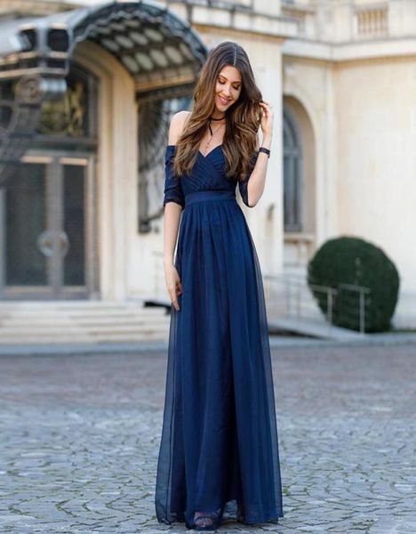 navy blue a line chiffon bridesmaids dresses v neck off the shoulder wedding guest dress with sleeve pleat women039s special oc8584696, White;pink
navy blue a line chiffon bridesmaids dresses v neck off the shoulder wedding guest dress with sleeve pleat women039s special oc8584696, White;pink