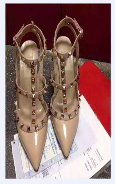with box brand v black pumps pointed toe tstrap stiletto heels shoes studded rivets women high heels party dress sandals wedding 8885657
with box brand v black pumps pointed toe tstrap stiletto heels shoes studded rivets women high heels party dress sandals wedding 8885657