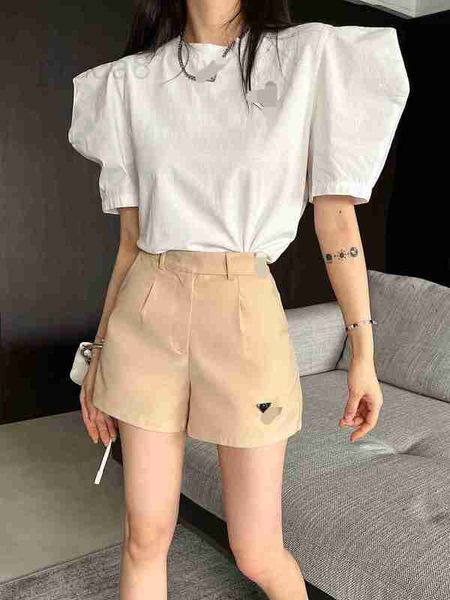 women's shorts designer letter triangle label elastic waist straight tube shorts for women's half pants a-line shape shows thin an, White;black
women's shorts designer letter triangle label elastic waist straight tube shorts for women's half pants a-line shape shows thin an, White;black