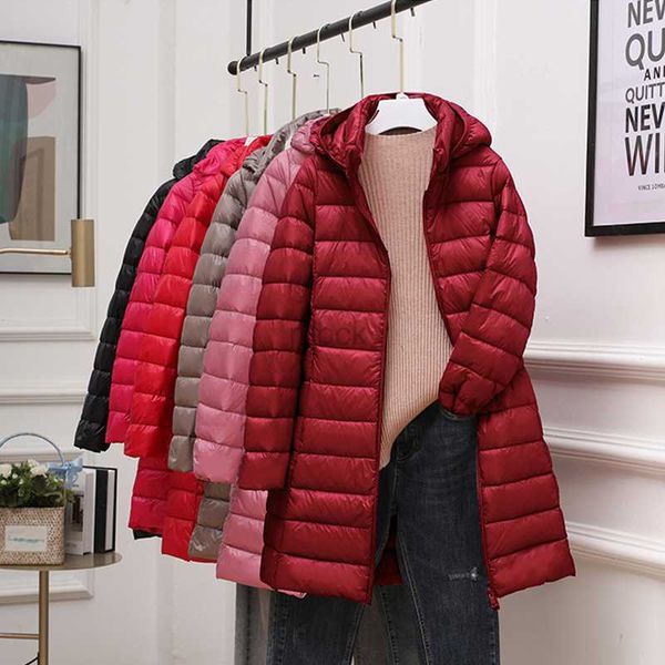 women's down parkas hood detachable winter coat for women new woman puffer down jacket portable ultralight long feather coat chaqueta m, Black
women's down parkas hood detachable winter coat for women new woman puffer down jacket portable ultralight long feather coat chaqueta m, Black