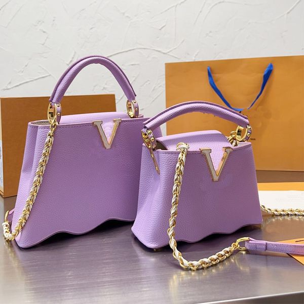 shoulder crossbody bags women handbag tote bag wavy base genuine leather fashion shell letter buckle braided chain strap capucines hand bags
shoulder crossbody bags women handbag tote bag wavy base genuine leather fashion shell letter buckle braided chain strap capucines hand bags