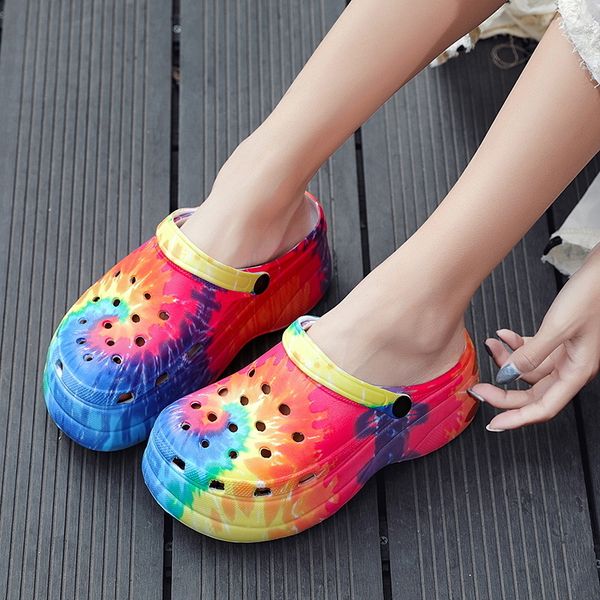 sandals ins fashion women shoes hole slippers high heel ladies clogs sandals camouflage leopard beach garden shoes zapatos mujer size 42 230, Black
sandals ins fashion women shoes hole slippers high heel ladies clogs sandals camouflage leopard beach garden shoes zapatos mujer size 42 230, Black