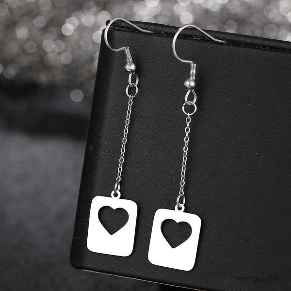 charm stainless steel earrings geometric rectangle heart tassel pendants fashion light luxury earrings for women jewelry party gifts r230719, Golden
charm stainless steel earrings geometric rectangle heart tassel pendants fashion light luxury earrings for women jewelry party gifts r230719, Golden
