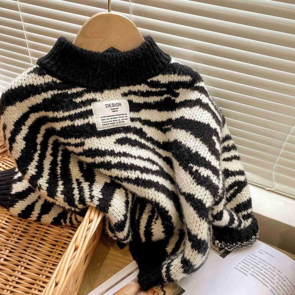 pullover 2022 autumn girls boys casual zebra sweaters baby kids children knitting cardigan hkd230719, Blue
pullover 2022 autumn girls boys casual zebra sweaters baby kids children knitting cardigan hkd230719, Blue