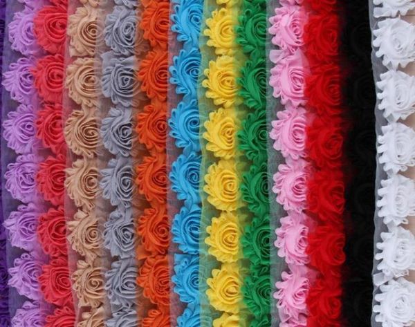 25quot chiffon flower trim chic shabby flower trim fraying rosettes diy baby children hair accessories 10 yardlot by00009306252, Slivery;white
25quot chiffon flower trim chic shabby flower trim fraying rosettes diy baby children hair accessories 10 yardlot by00009306252, Slivery;white