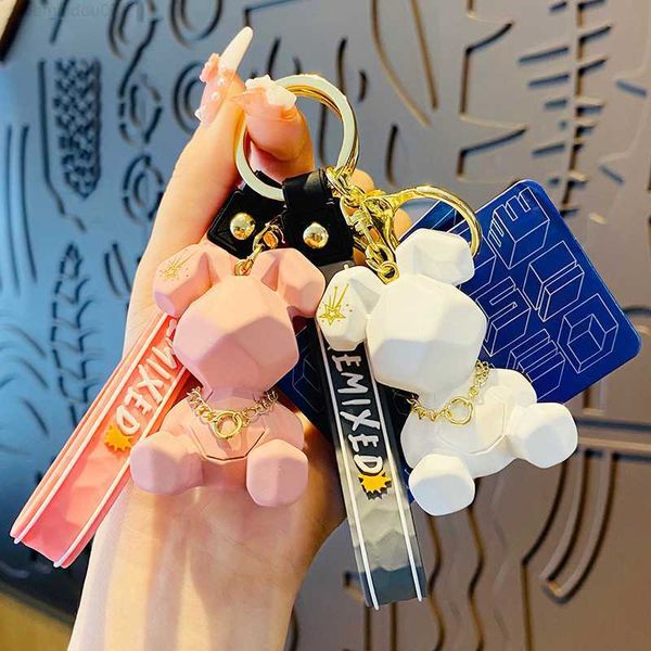 key rings creative cartoon geometric faceted rabbit doll keychain couple car bunny key chain wrist rope keyring backpack pendant gift l23071, Slivery;golden
key rings creative cartoon geometric faceted rabbit doll keychain couple car bunny key chain wrist rope keyring backpack pendant gift l23071, Slivery;golden