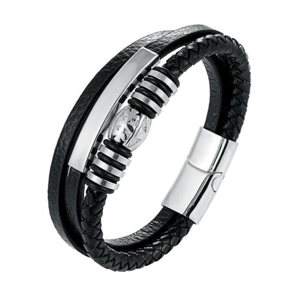 2018 new genuine leather bracelet for men jewelry 316l stainless steel magnetic buckle fashion bracelet bangles antique gift7672733, Golden;silver
2018 new genuine leather bracelet for men jewelry 316l stainless steel magnetic buckle fashion bracelet bangles antique gift7672733, Golden;silver