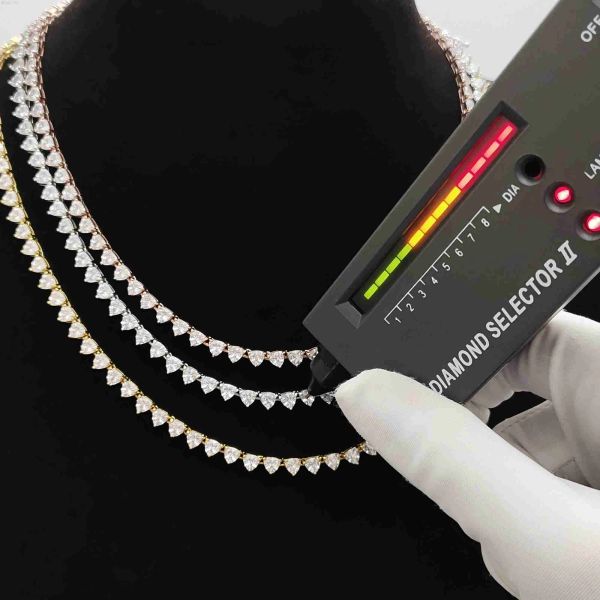 stock unique design real gold plated iced out triangle cut moissanite cz tennis necklace chain, Silver
stock unique design real gold plated iced out triangle cut moissanite cz tennis necklace chain, Silver