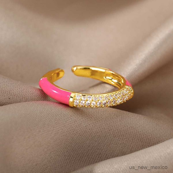 band rings colorful cubic zirconia rings for women adjustable charm crystal finger ring trend fashion wedding couple jewerly r230719, Silver
band rings colorful cubic zirconia rings for women adjustable charm crystal finger ring trend fashion wedding couple jewerly r230719, Silver