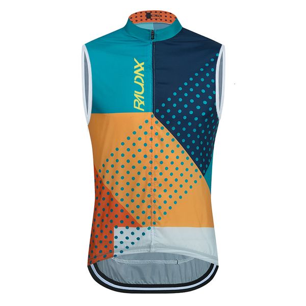 Image of Cycling Shirts Tops Team Raudax Cycling Vest Windproof Bicycle Vest Sleeveless Lightweight Breathable Bicycle Jersey MTB Sports Team Ciclismo 230718