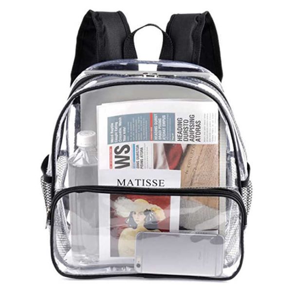 transparent backpack waterproof pvc storage bag large capacity schoolbag men's and women's backpack 230314
transparent backpack waterproof pvc storage bag large capacity schoolbag men's and women's backpack 230314