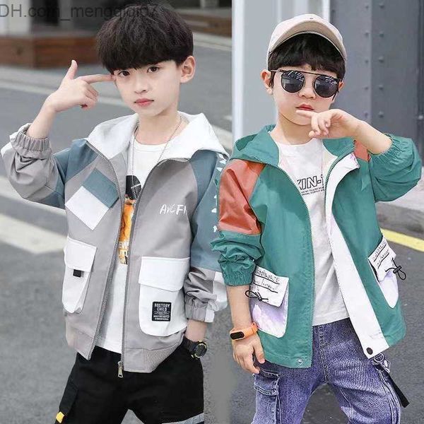 coat large spring youth boys' jacket casual outdoor hoodie children's sweatshirt 2-10 year handsome children's windbreaker ja, Blue;gray
coat large spring youth boys' jacket casual outdoor hoodie children's sweatshirt 2-10 year handsome children's windbreaker ja, Blue;gray