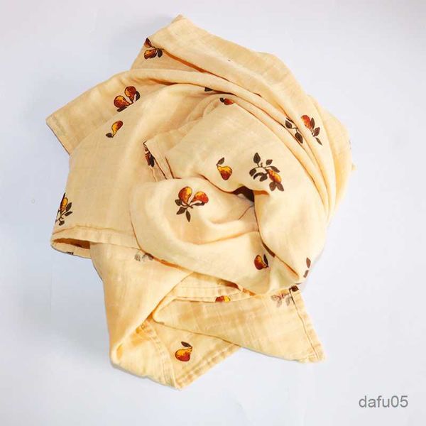 blankets swaddling 100% organic cotton baby muslin swaddle blanket lemon pear print baby blankets newborn bedding cover summer r230719
blankets swaddling 100% organic cotton baby muslin swaddle blanket lemon pear print baby blankets newborn bedding cover summer r230719