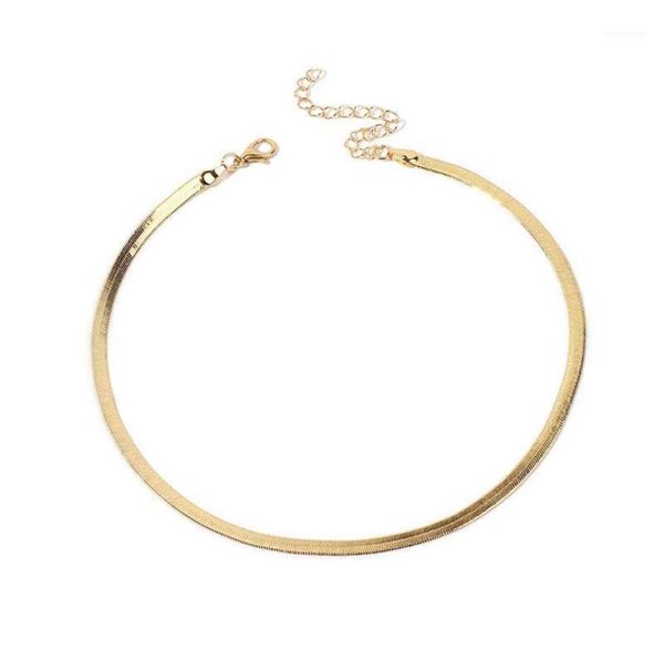 chokers 2021 gold/silver plated adjustable 5mm flat chain herringbone choker necklace simple dainty jewelry for women 15" chocker658768, Golden;silver
chokers 2021 gold/silver plated adjustable 5mm flat chain herringbone choker necklace simple dainty jewelry for women 15" chocker658768, Golden;silver