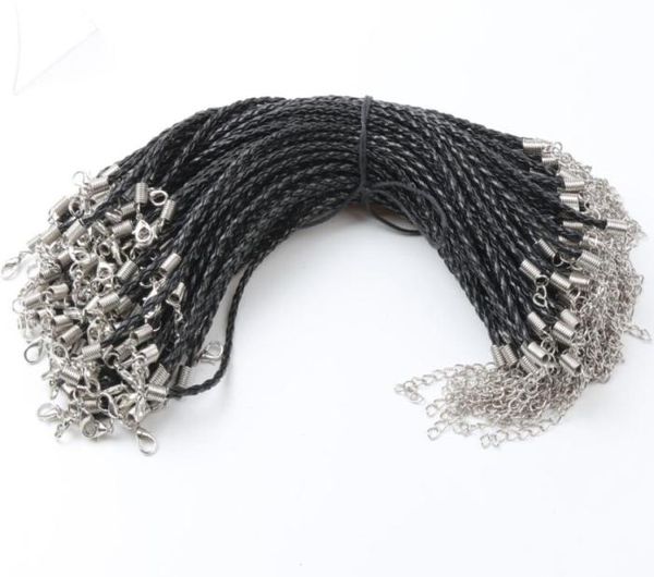 100pslot 21colors 205cm leather braided charm chain bracelets love for bead lobster clasp link chains7588050, Black
100pslot 21colors 205cm leather braided charm chain bracelets love for bead lobster clasp link chains7588050, Black
