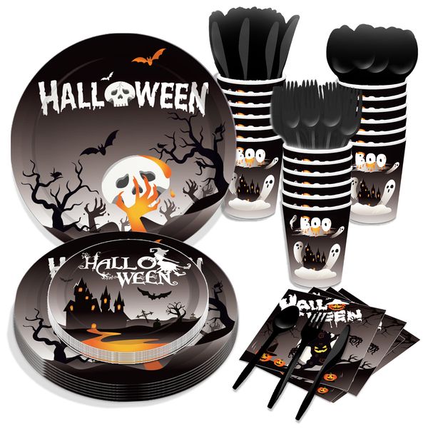 halloween black paper plates birthday party supplies paper plates set cup dinnerware party cutlery kits serves 8 guests for plates, napkins,
halloween black paper plates birthday party supplies paper plates set cup dinnerware party cutlery kits serves 8 guests for plates, napkins,