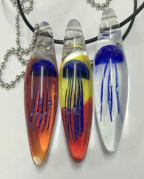 current 3 pcs dark blue jellyfish glass mixed drop fashion bottom pendant8001490, Silver
current 3 pcs dark blue jellyfish glass mixed drop fashion bottom pendant8001490, Silver