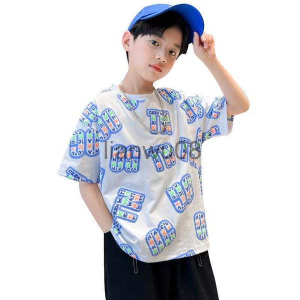 t-shirts summer tees for teens boy cotton tshirt 2023 new short sleeve fashion cool tshirts for children korean style kids clothes x0719, Blue
t-shirts summer tees for teens boy cotton tshirt 2023 new short sleeve fashion cool tshirts for children korean style kids clothes x0719, Blue