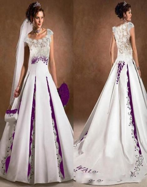 purple and white wedding dress a line satin lace embroidery court train 2019 luxury capped sleeves scoop bridal wedding gowns8340688
purple and white wedding dress a line satin lace embroidery court train 2019 luxury capped sleeves scoop bridal wedding gowns8340688