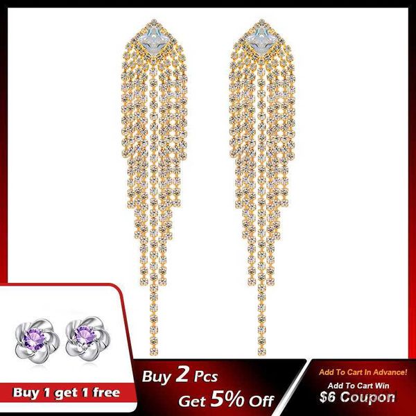 charm sinleery mix styles long tassel wedding accessories yellow gold color full zirconia bridal earrings for women jewelry ssb r230719, Golden
charm sinleery mix styles long tassel wedding accessories yellow gold color full zirconia bridal earrings for women jewelry ssb r230719, Golden