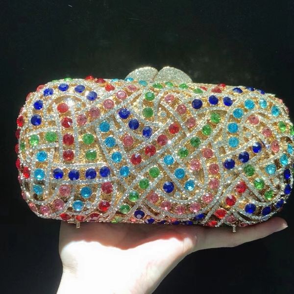 evening bags multicolor hollow water diamond metal clutch women's diamond crystal dinner bag birthday party wedding handbag bride walle
evening bags multicolor hollow water diamond metal clutch women's diamond crystal dinner bag birthday party wedding handbag bride walle