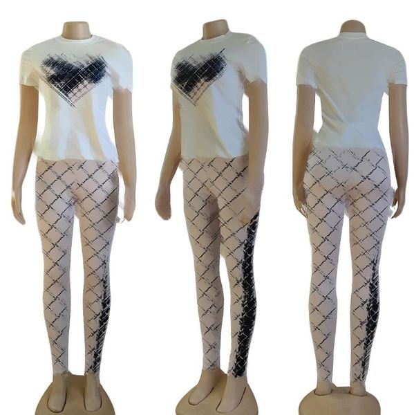 women's set 2023 autumn new summer new fashion short sleeve sports women's two piece set luxury ggity women's set, White
women's set 2023 autumn new summer new fashion short sleeve sports women's two piece set luxury ggity women's set, White