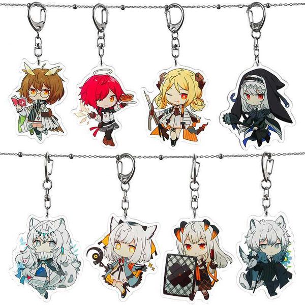 key rings silverash keychain acrylic man key chain women key holder cute arknights keyring game key ring brelok amiya hoshiguma silence l230, Slivery;golden
key rings silverash keychain acrylic man key chain women key holder cute arknights keyring game key ring brelok amiya hoshiguma silence l230, Slivery;golden