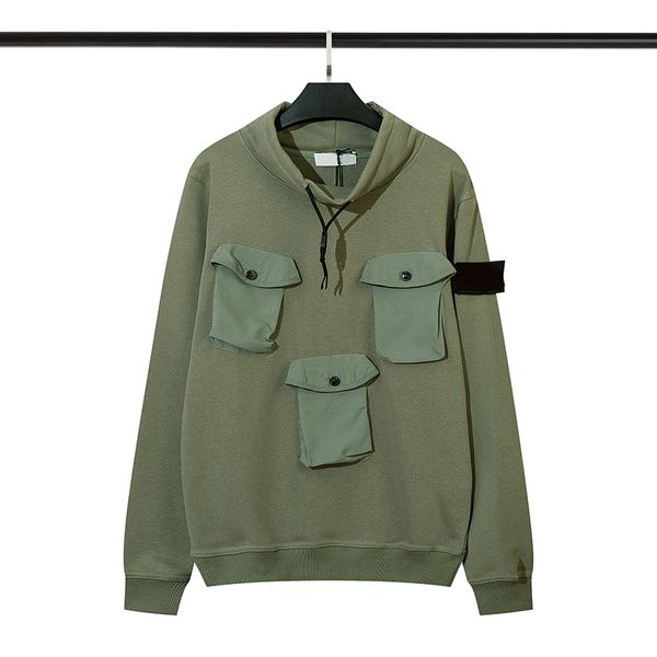 men's compass badge embroidered cloth sweater couple style hooded multi-pocket leisure sweater
men's compass badge embroidered cloth sweater couple style hooded multi-pocket leisure sweater