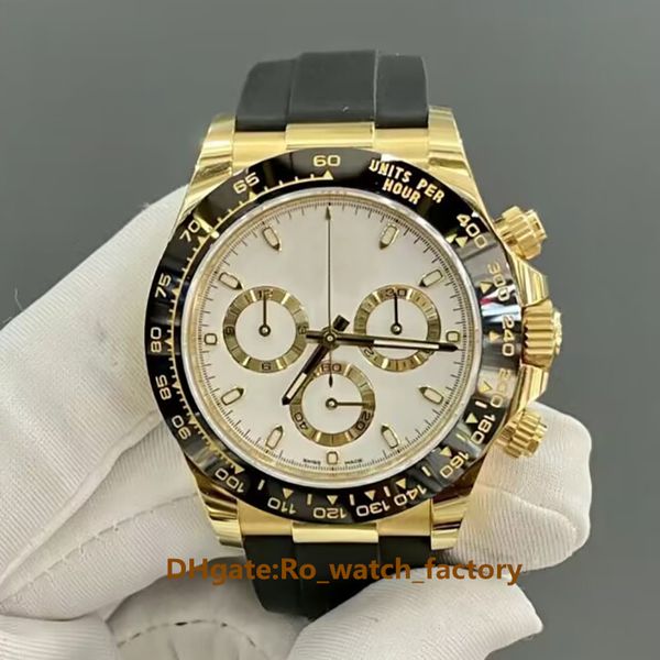 classic 40mm men's mechanical watch 116518 white dial rubber strap 2813 automatic mechanicalmovement stainless 904l steel, Slivery;brown
classic 40mm men's mechanical watch 116518 white dial rubber strap 2813 automatic mechanicalmovement stainless 904l steel, Slivery;brown