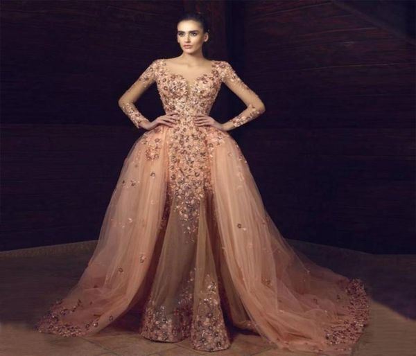 long sleeves mermaid evening dresses 2019 elegant appliques tulle illusion detachable train floor length formal prom dresses6832093, Black;red
long sleeves mermaid evening dresses 2019 elegant appliques tulle illusion detachable train floor length formal prom dresses6832093, Black;red