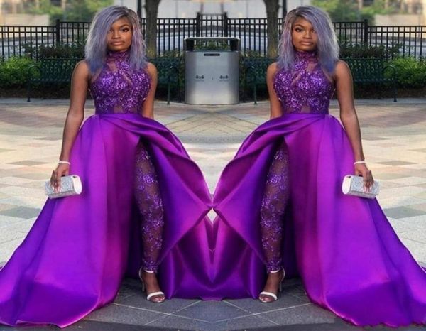 classic jumpsuits prom dresses with detachable train high neck lace applique bead evening gowns african party women pant suits ves2524385, Black
classic jumpsuits prom dresses with detachable train high neck lace applique bead evening gowns african party women pant suits ves2524385, Black